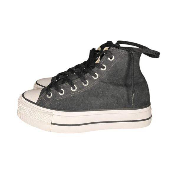 Converse Chuck Taylor CTAS 70 Hi Lift Platform Shoes Size 8 Black BIN36 - Picture 1 of 6